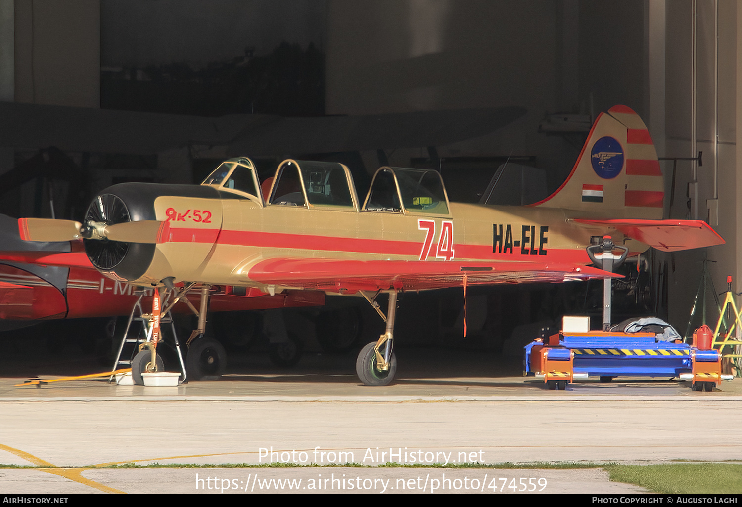 Aircraft Photo of HA-ELE | Yakovlev Yak-52 | AirHistory.net #474559