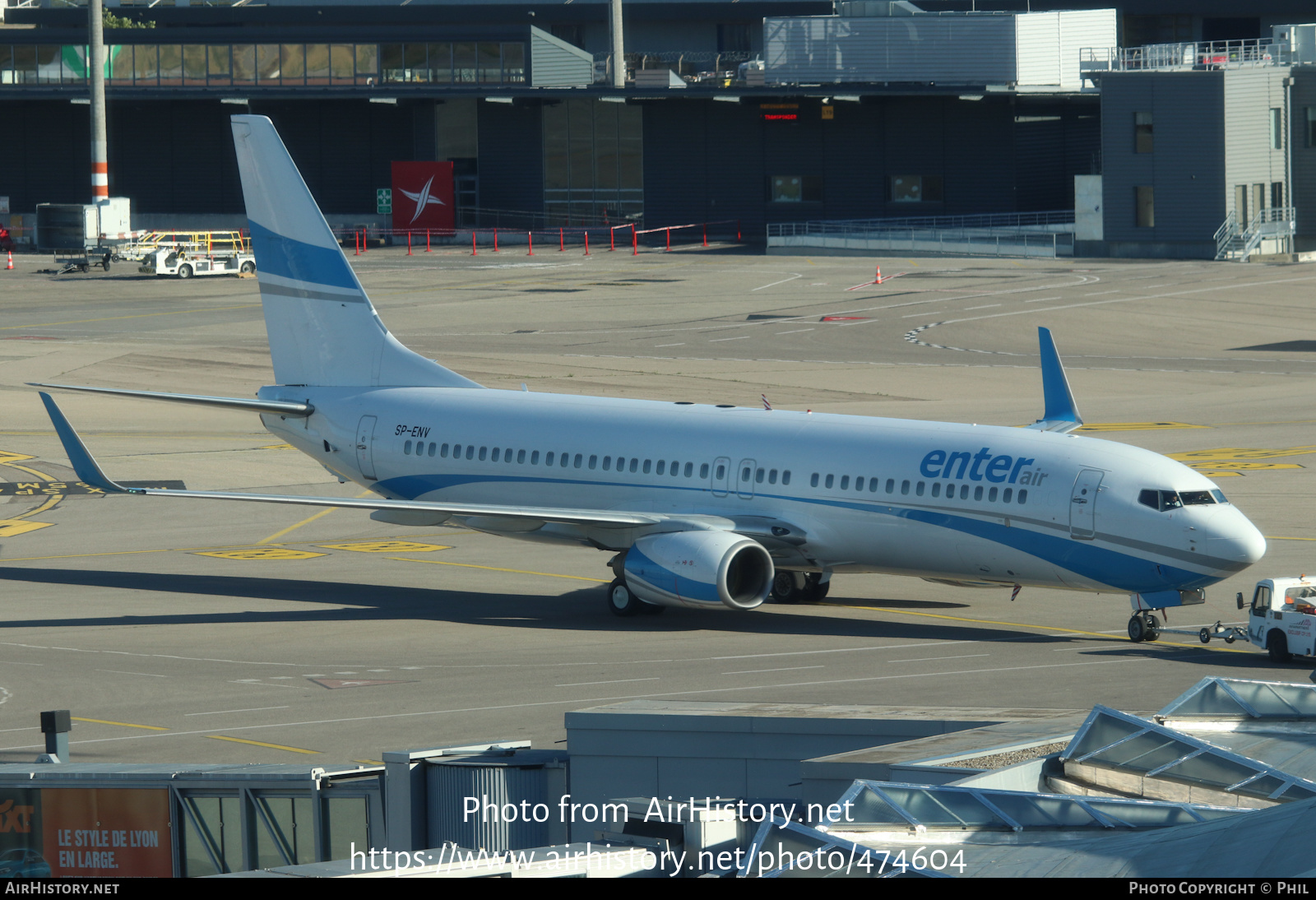 Aircraft Photo of SP-ENV | Boeing 737-8BK | Enter Air | AirHistory.net #474604