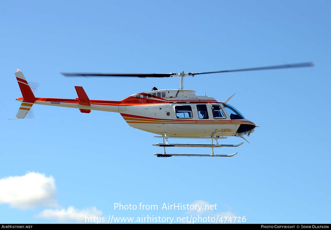 Aircraft Photo of C-GRDL | Bell 206L-3 LongRanger III | AirHistory.net #474726