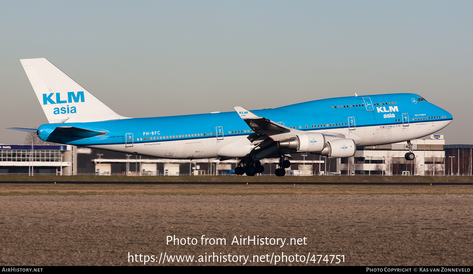 Aircraft Photo of PH-BFC | Boeing 747-406M | KLM Asia | AirHistory.net #474751