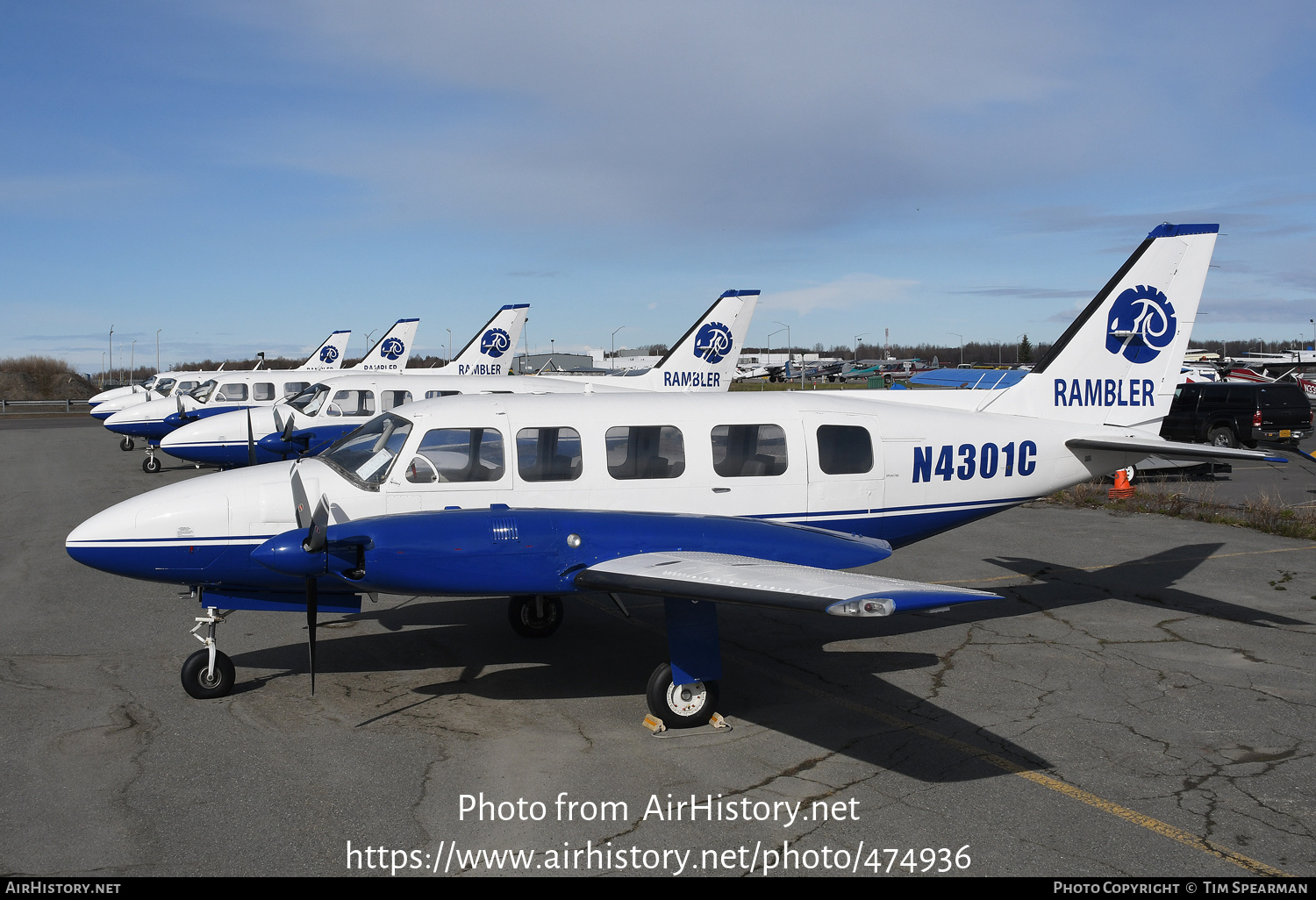 Aircraft Photo of N4301C | Piper PA-31 T-1020 | Rambler Air | AirHistory.net #474936