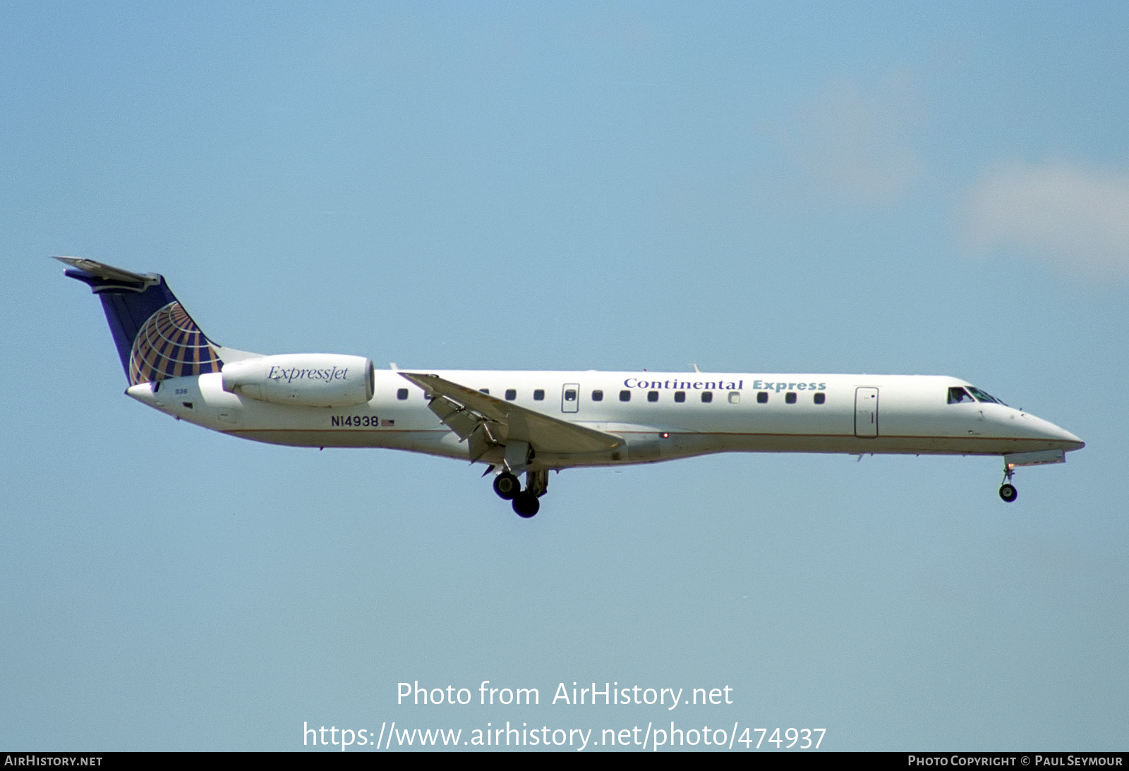 Aircraft Photo of N14938 | Embraer ERJ-145ER (EMB-145ER) | Continental Express | AirHistory.net #474937