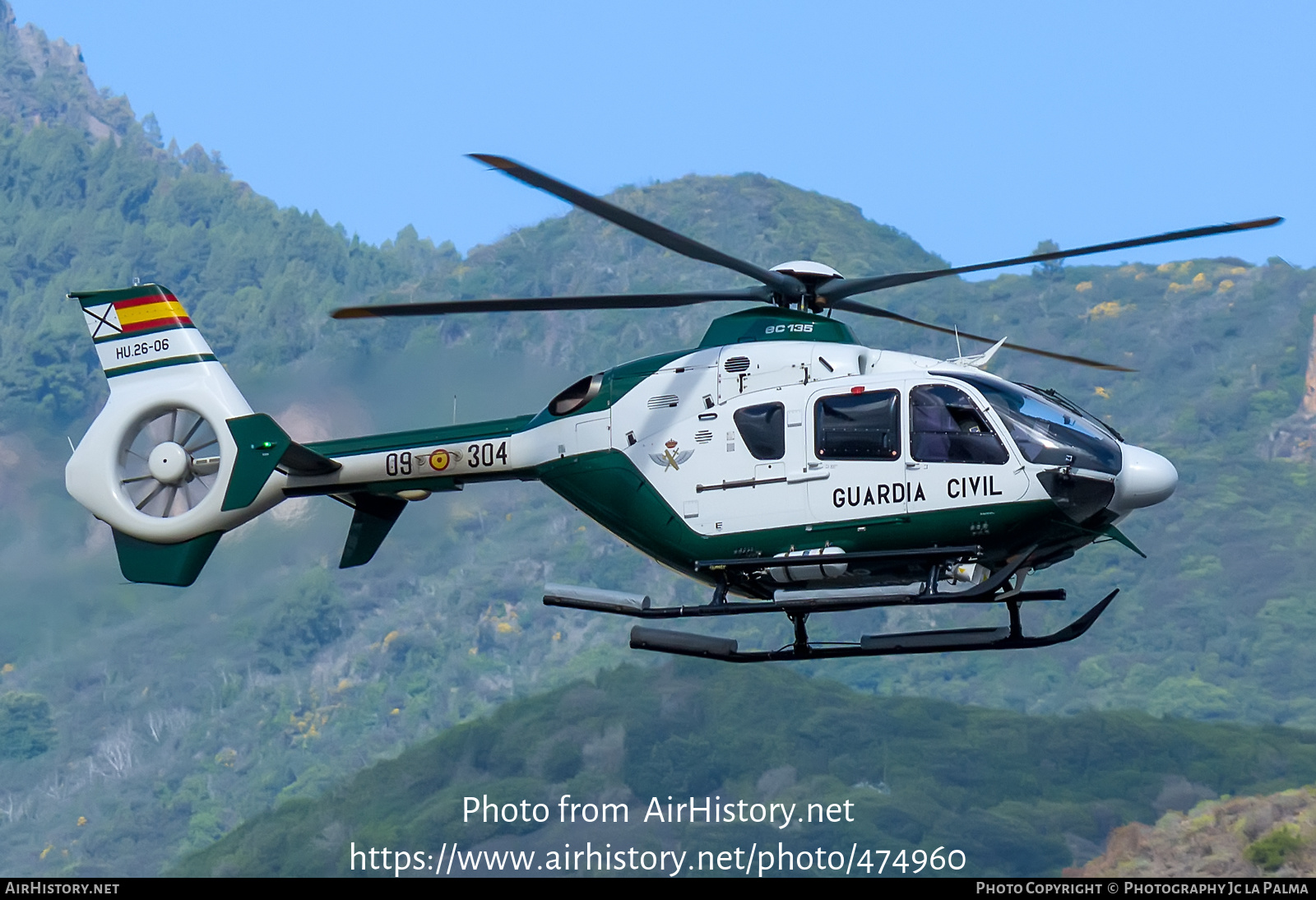 Aircraft Photo of HU.26-06 | Eurocopter EC-135P-2 | Spain - Guardia Civil | AirHistory.net #474960