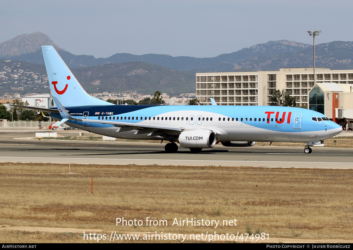 Aircraft Photo of G-TAWG | Boeing 737-8K5 | TUI | AirHistory.net #474981