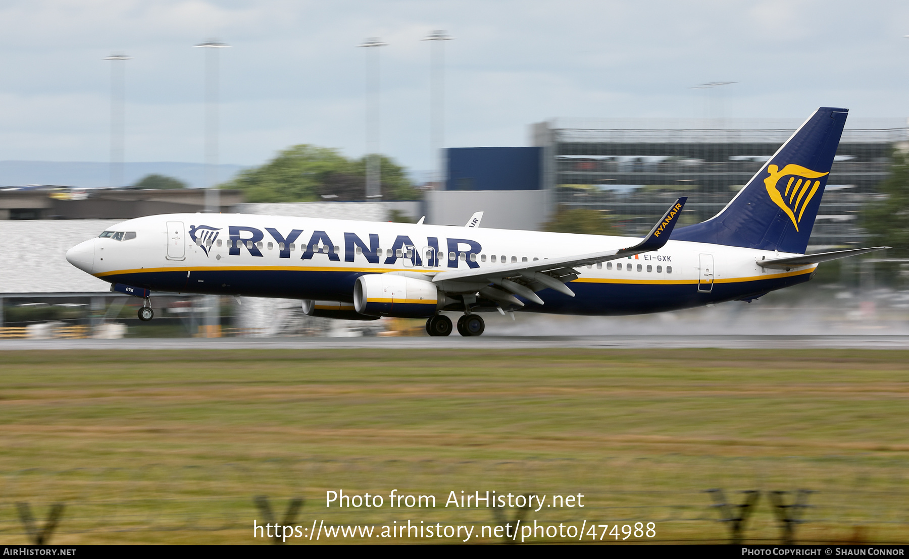 Aircraft Photo of EI-GXK | Boeing 737-800 | Ryanair | AirHistory.net #474988