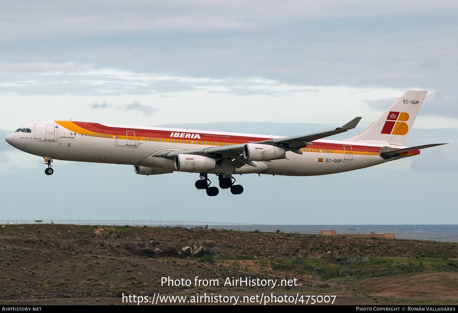 Aircraft Photo of EC-GUP | Airbus A340-313X | Iberia | AirHistory.net #475007