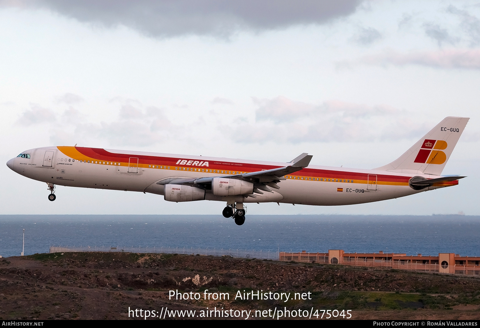 Aircraft Photo of EC-GUQ | Airbus A340-313X | Iberia | AirHistory.net #475045