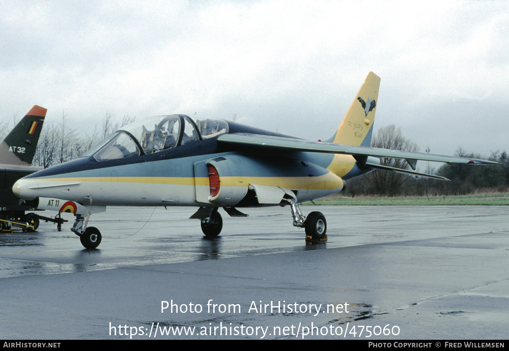 Aircraft Photo of AT11 | Dassault-Dornier Alpha Jet 1B | Belgium - Air Force | AirHistory.net #475060