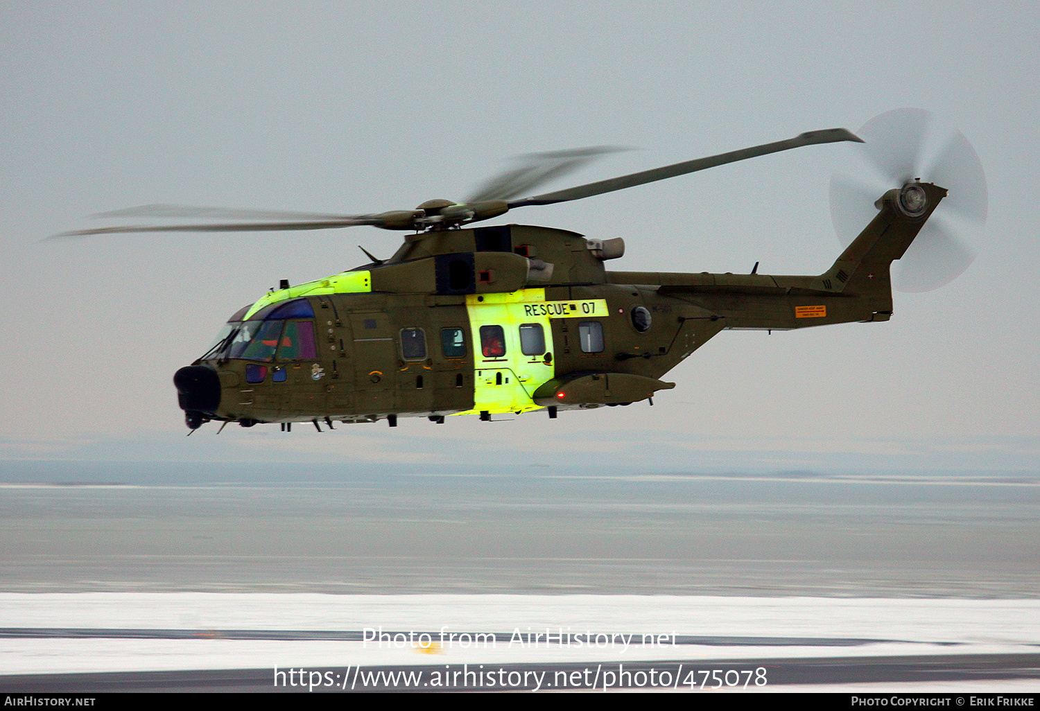 Aircraft Photo of M-507 | AgustaWestland EH101-512 Merlin Joint Supporter | Denmark - Air Force | AirHistory.net #475078