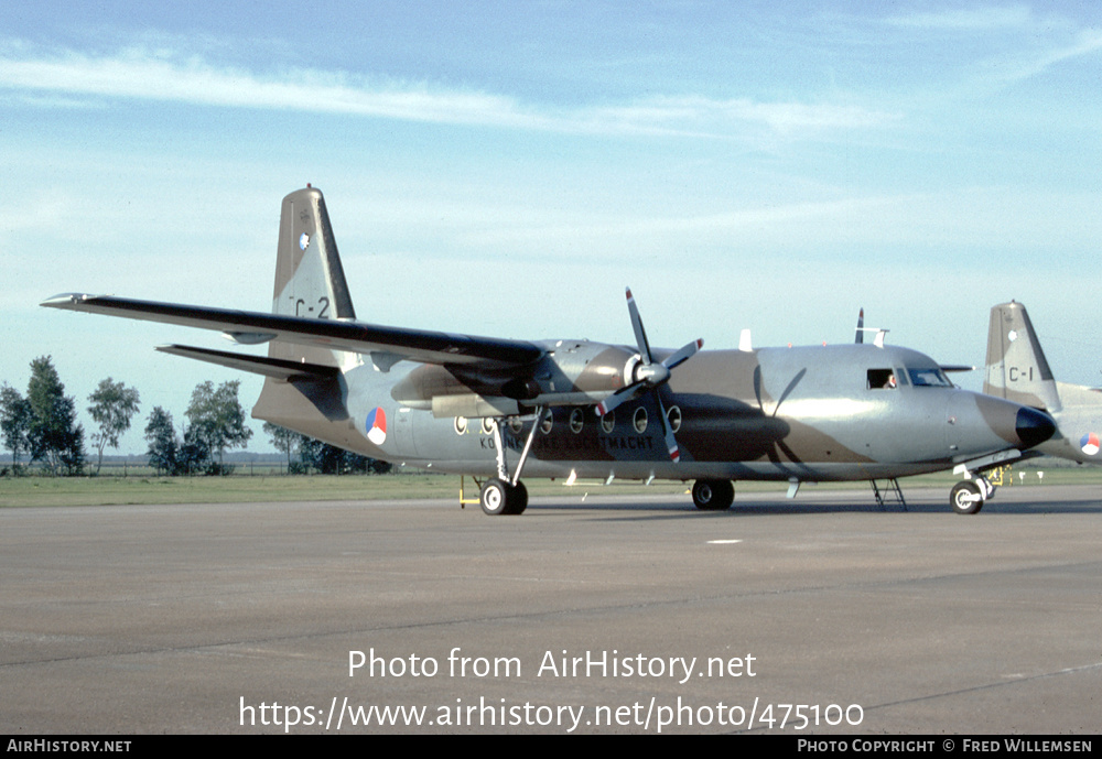 Aircraft Photo of C-2 | Fokker F27-100 Friendship | Netherlands - Air Force | AirHistory.net #475100