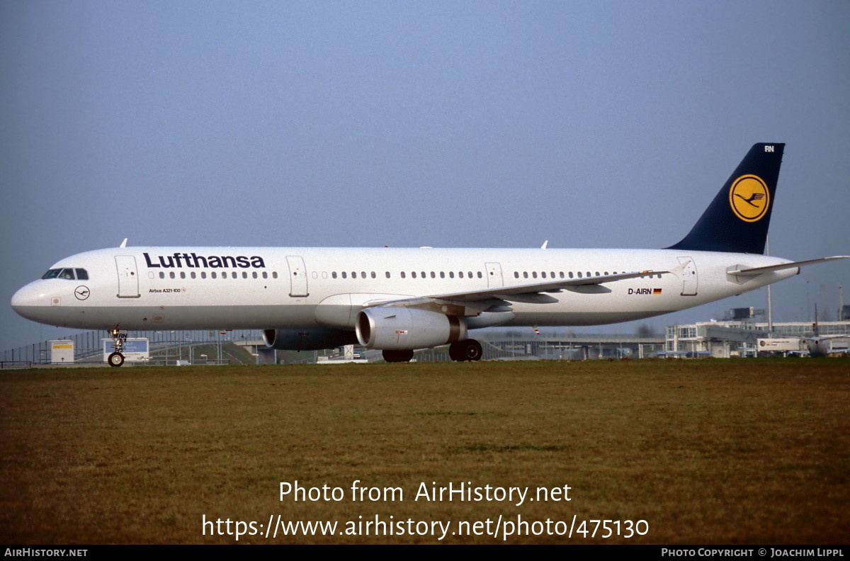 Aircraft Photo of D-AIRN | Airbus A321-131 | Lufthansa | AirHistory.net #475130