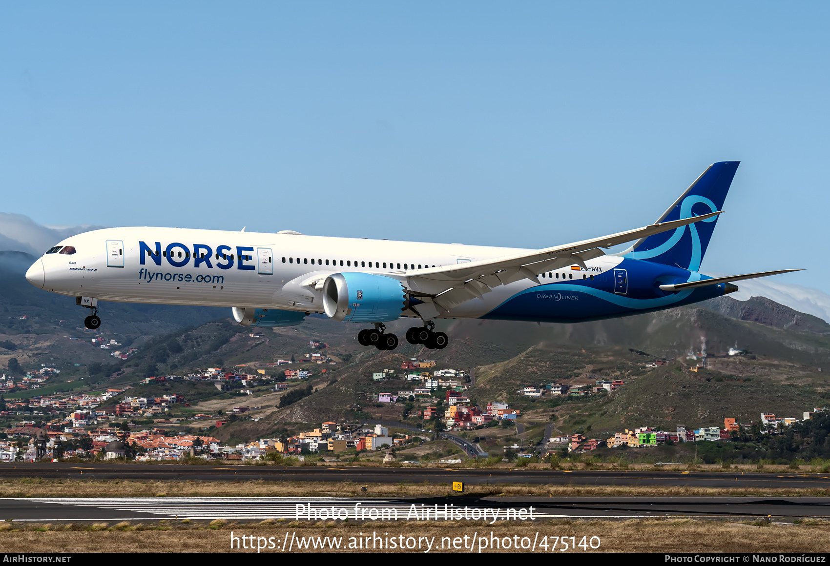 Aircraft Photo of EC-NVX | Boeing 787-9 Dreamliner | Norse Atlantic Airways | AirHistory.net #475140