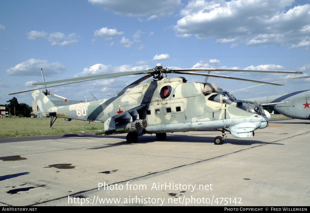 Aircraft Photo of 60 white | Mil Mi-24V | Russia - Air Force ...