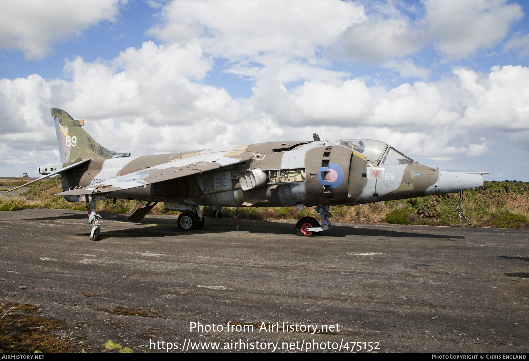 Aircraft Photo of XZ969 | Hawker Siddeley Harrier GR3 | UK - Air Force | AirHistory.net #475152