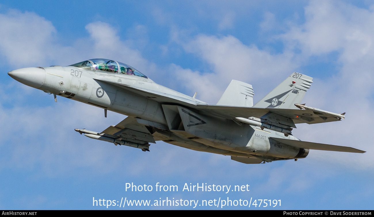 Aircraft Photo of A44-207 | Boeing F/A-18F Super Hornet | Australia - Air Force | AirHistory.net #475191