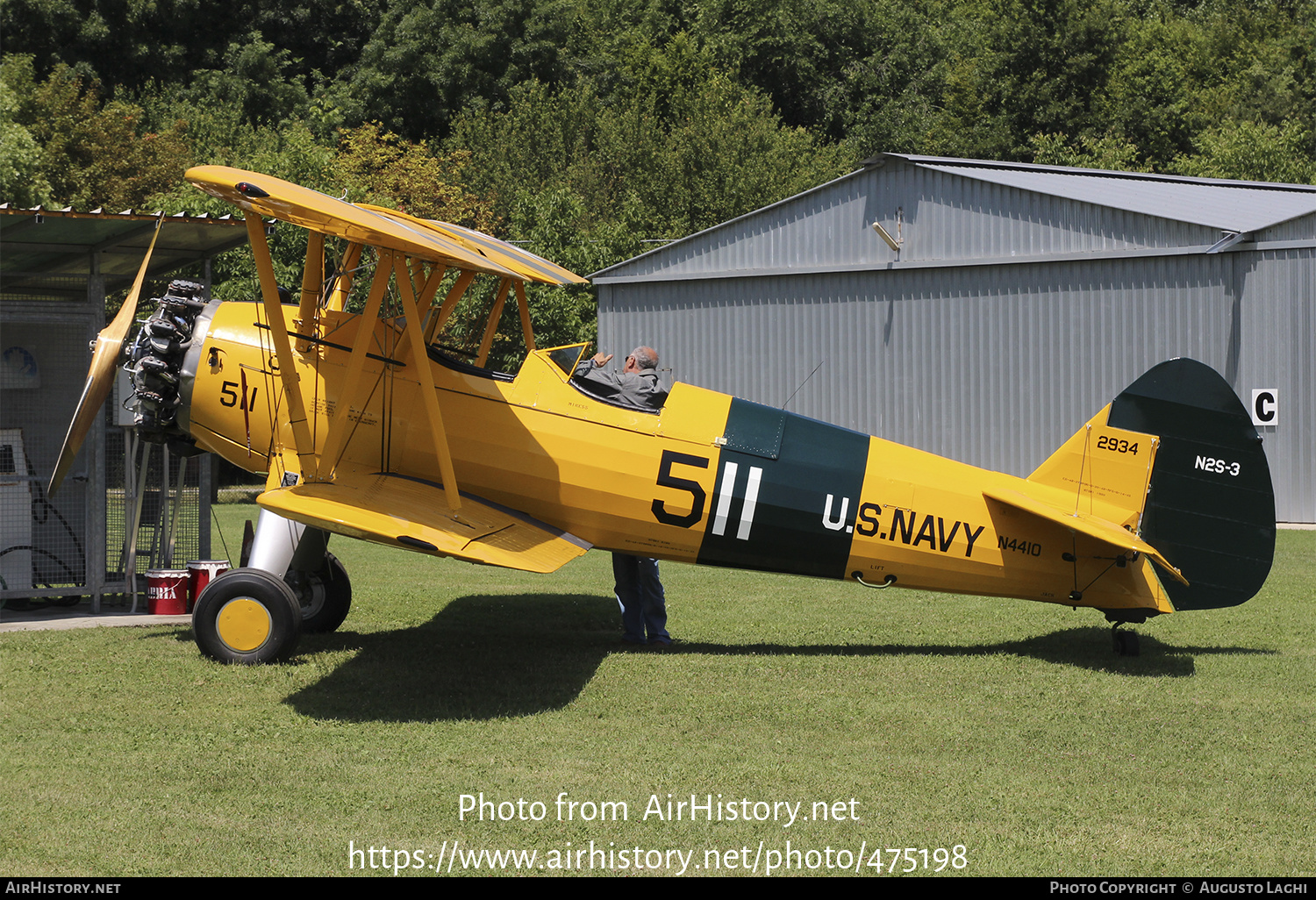 Aircraft Photo of N4410 / 2934 | Boeing PT-17 Kaydet (A75N1) | USA - Navy | AirHistory.net #475198