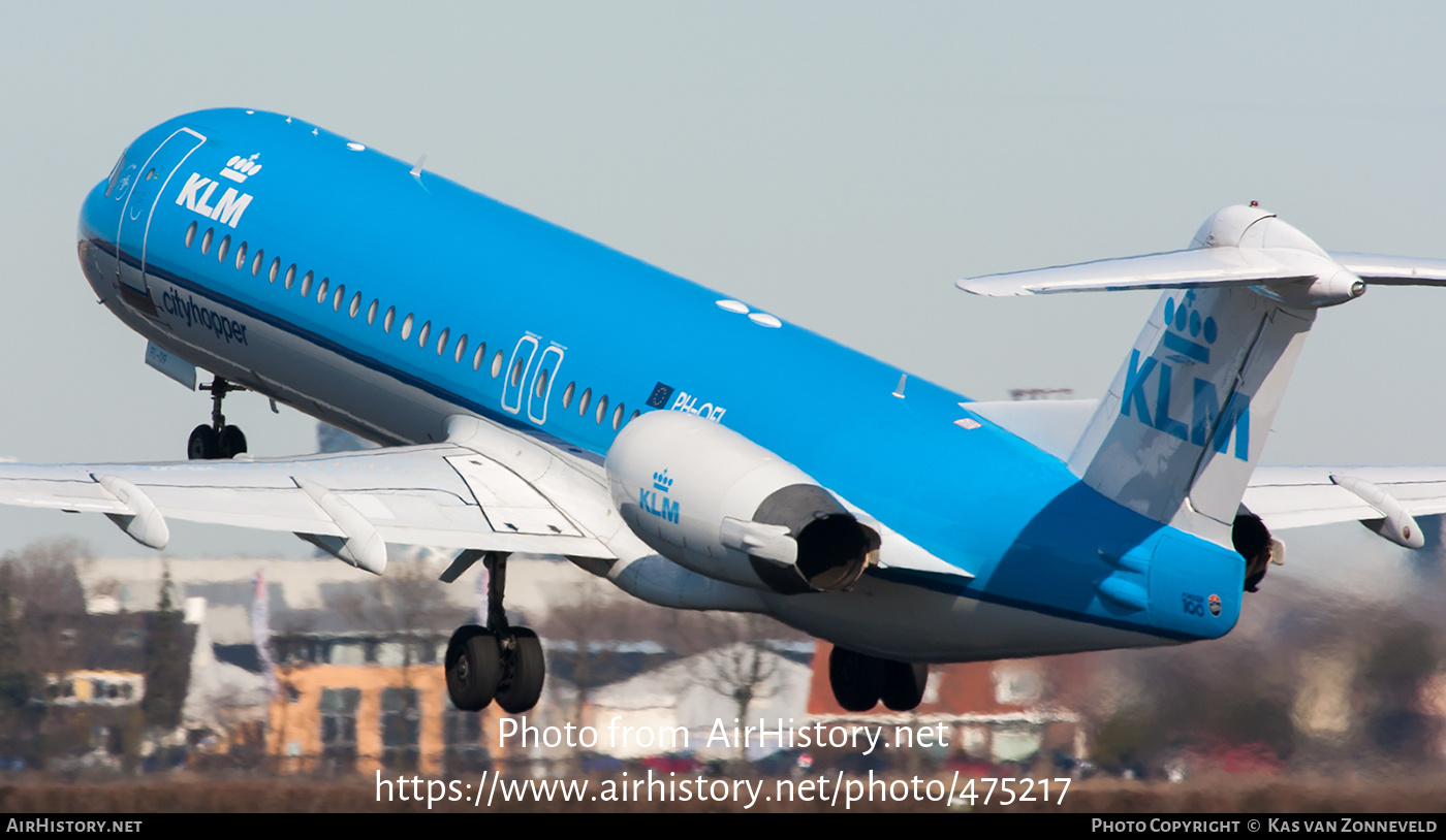 Aircraft Photo of PH-OFL | Fokker 100 (F28-0100) | KLM Cityhopper | AirHistory.net #475217