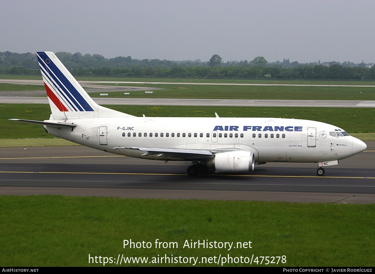 Aircraft Photo of F-GJNC | Boeing 737-528 | Air France | AirHistory.net #475278