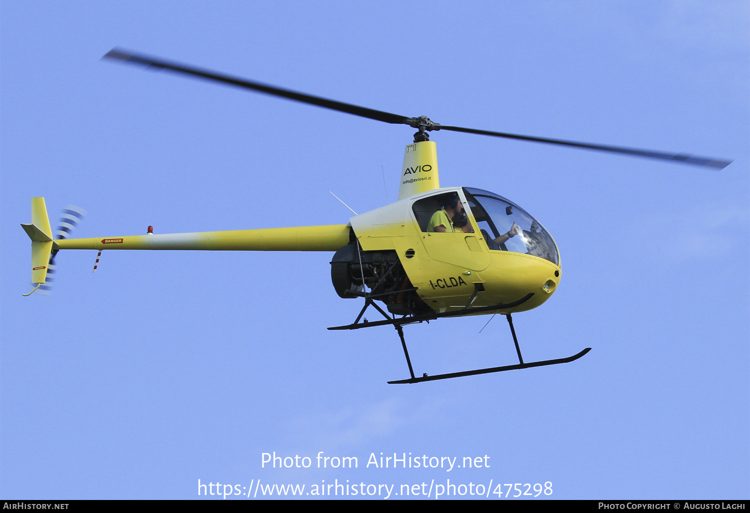 Aircraft Photo of I-CLDA | Robinson R-22 Beta II | Avio | AirHistory.net #475298