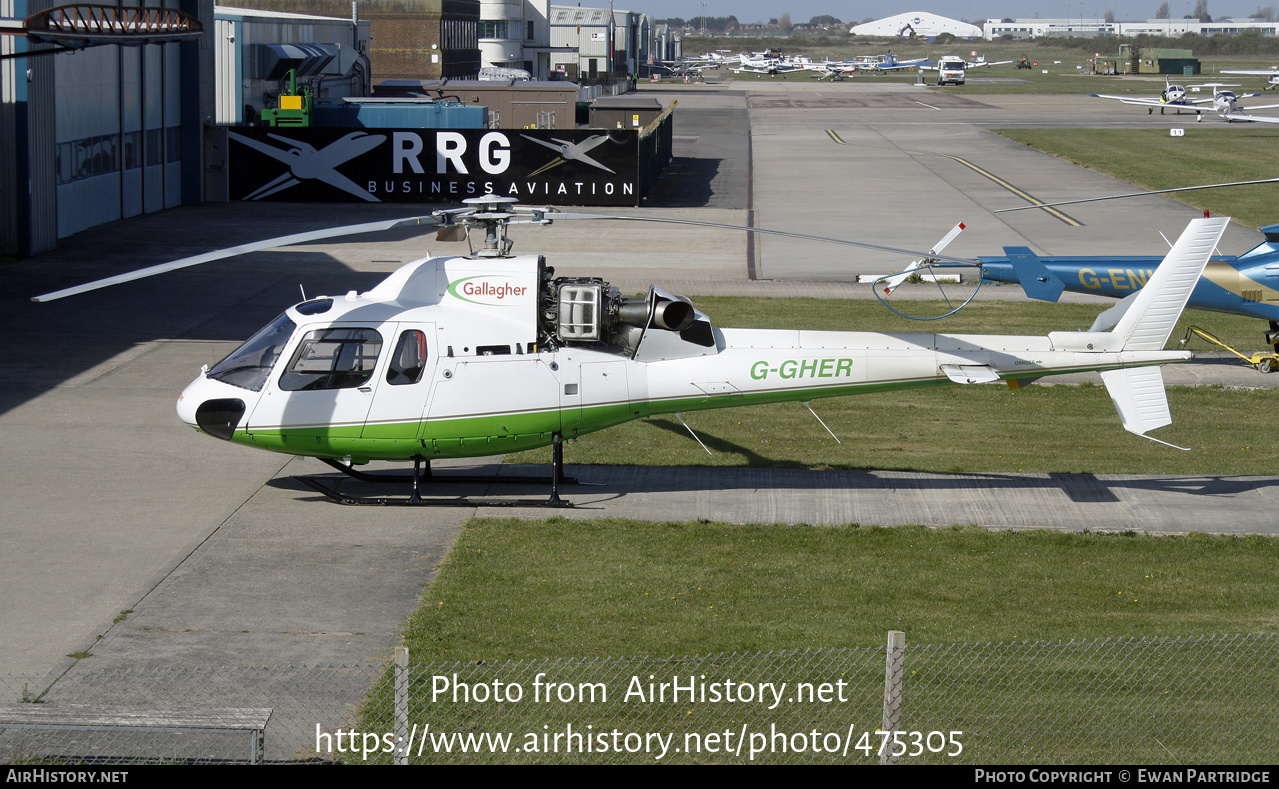 Aircraft Photo of G-GHER | Aerospatiale AS-355N Ecureuil 2 | Gallagher Group | AirHistory.net #475305