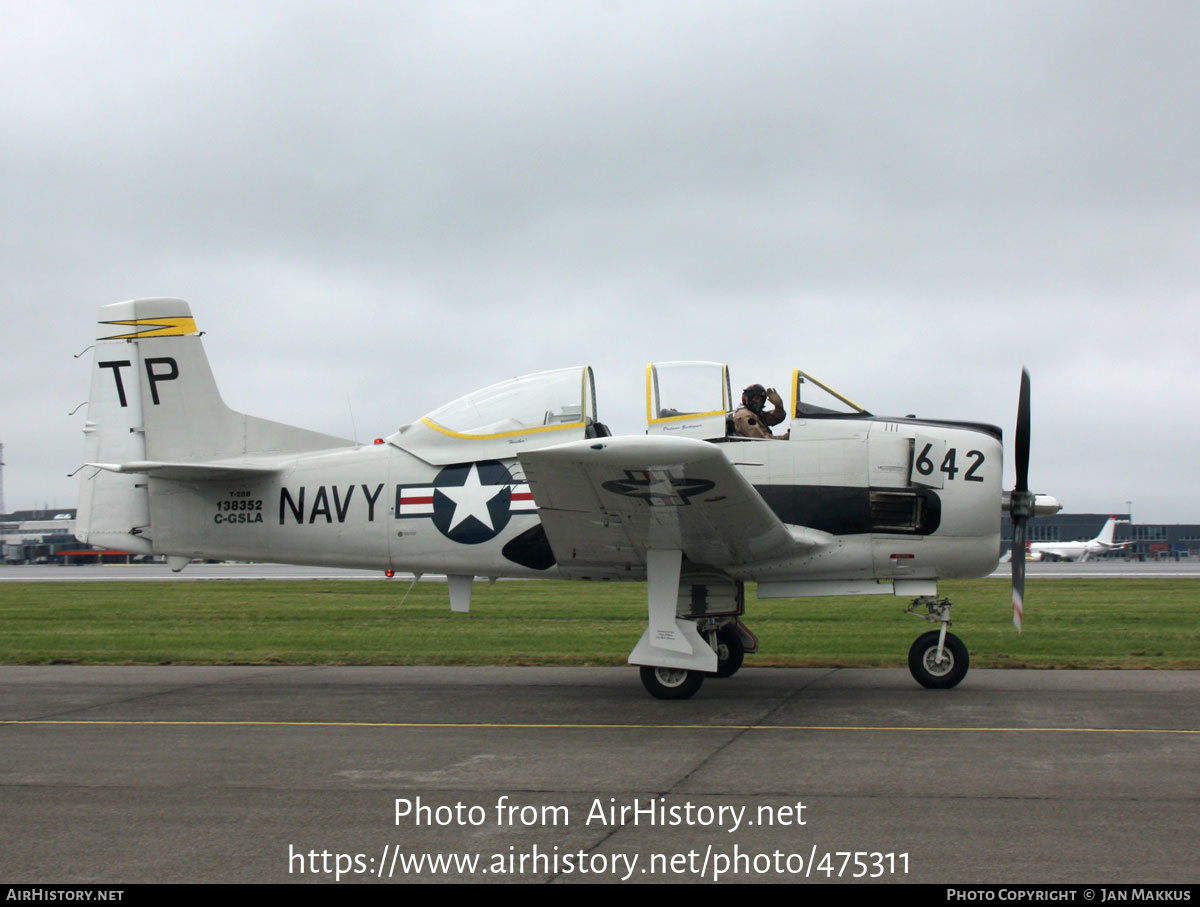 Aircraft Photo of C-GSLA / 138352 | North American T-28B Trojan | USA - Navy | AirHistory.net #475311