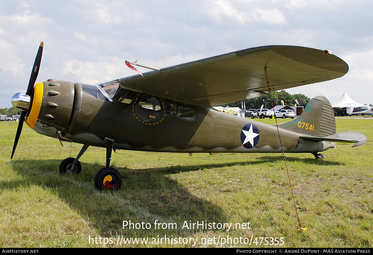 Aircraft Photo of N9848A | Cessna 190 | USA - Air Force | AirHistory.net #475355