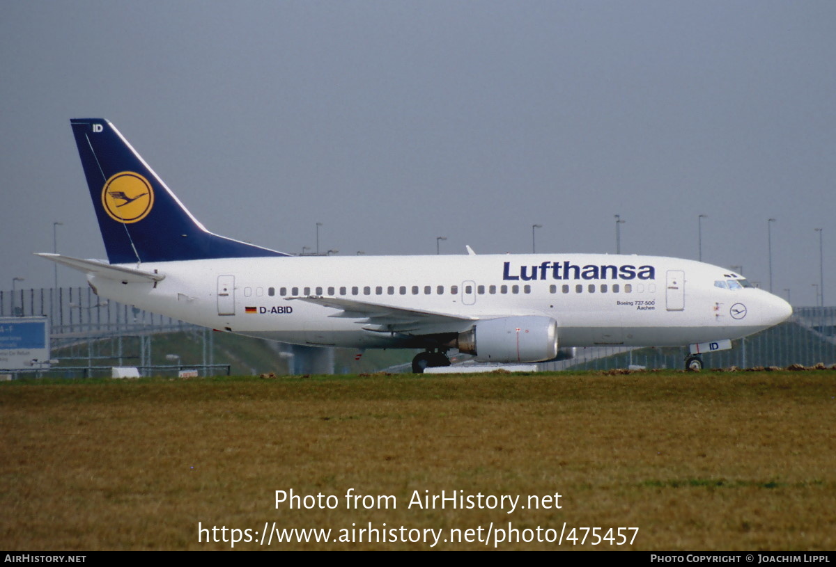 Aircraft Photo of D-ABID | Boeing 737-530 | Lufthansa | AirHistory.net #475457