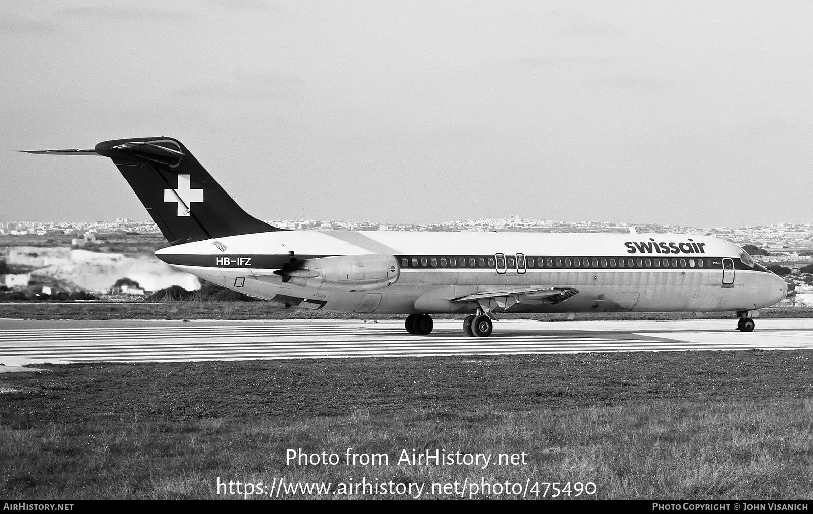 Aircraft Photo of HB-IFZ | McDonnell Douglas DC-9-32 | Swissair | AirHistory.net #475490