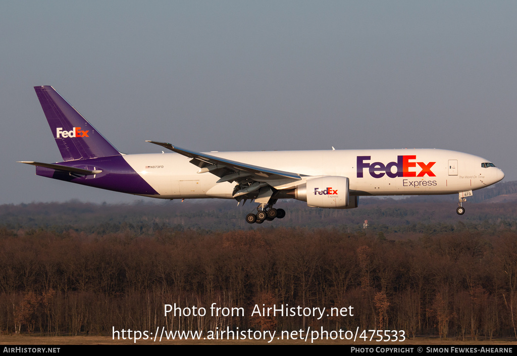 Aircraft Photo of N873FD | Boeing 777-F | FedEx Express - Federal Express | AirHistory.net #475533