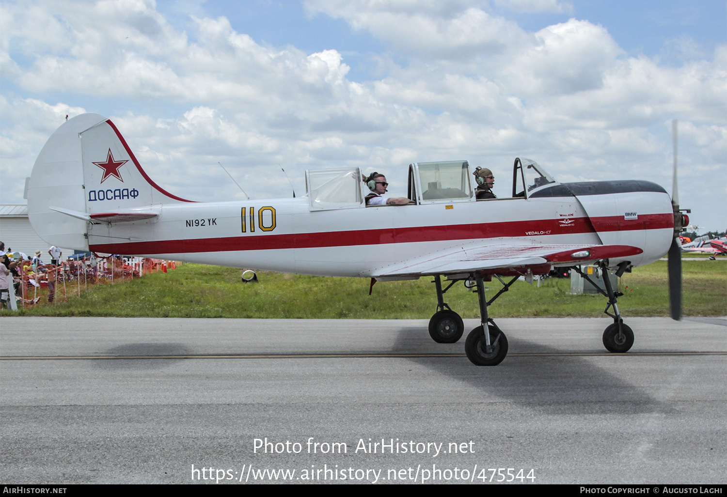 Aircraft Photo of N192YK | Yakovlev Yak-52 | Russia - Air Force | AirHistory.net #475544