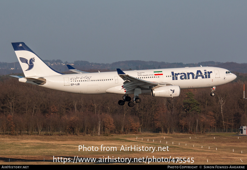 Aircraft Photo of EP-IJB | Airbus A330-243 | Iran Air | AirHistory.net #475545