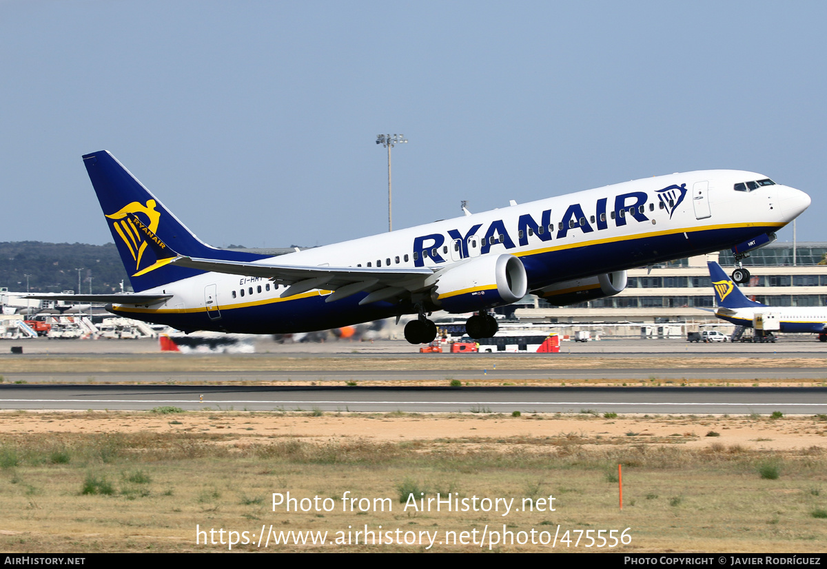 Aircraft Photo of EI-HMT | Boeing 737-8200 Max 200 | Ryanair | AirHistory.net #475556