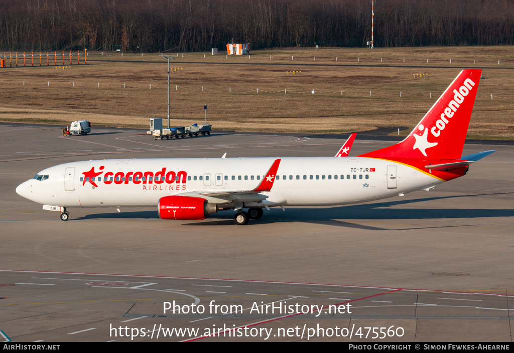 Aircraft Photo of TC-TJR | Boeing 737-82R | Corendon Airlines | AirHistory.net #475560