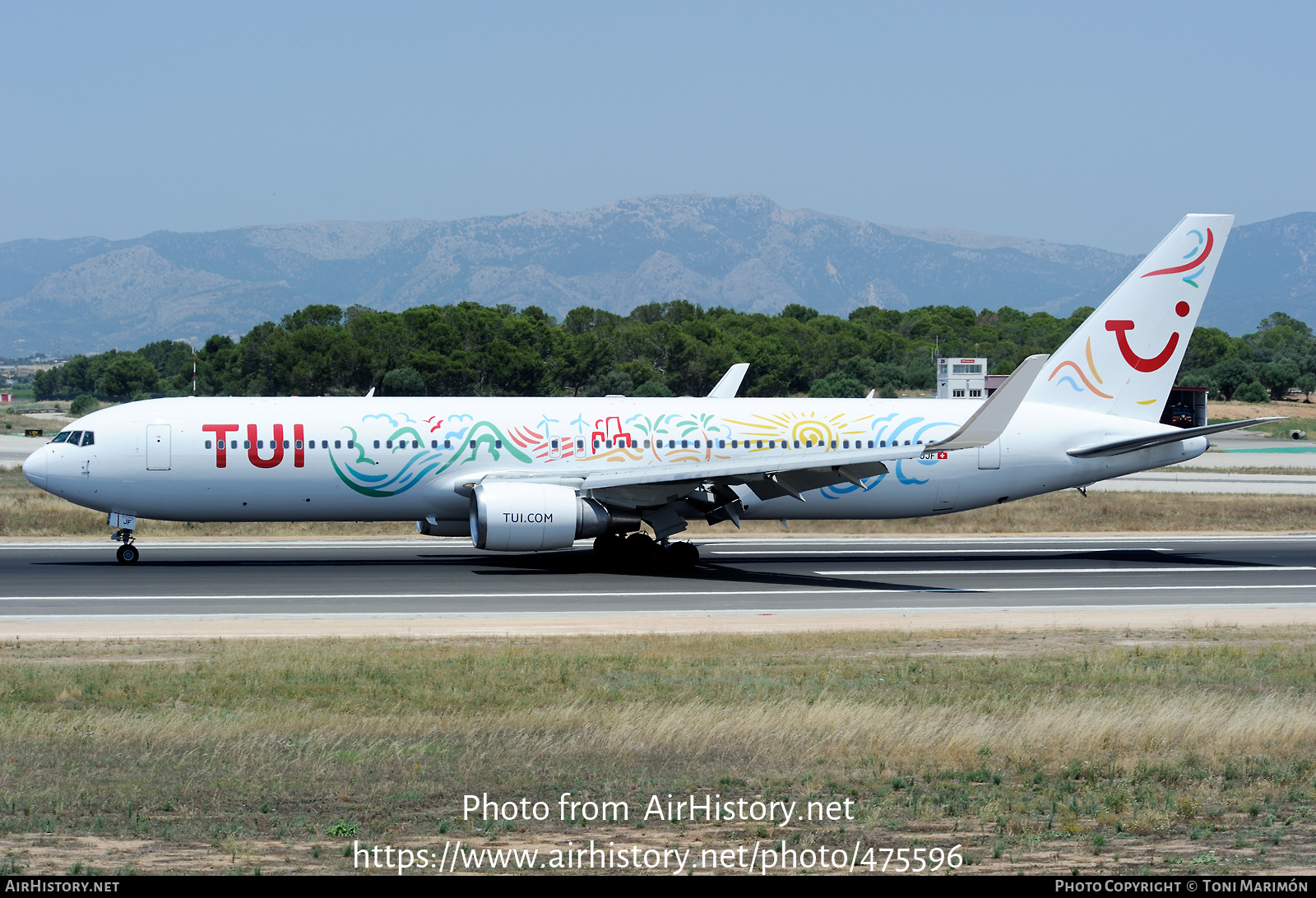 Aircraft Photo of HB-JJF | Boeing 767-316/ER | TUI | AirHistory.net #475596