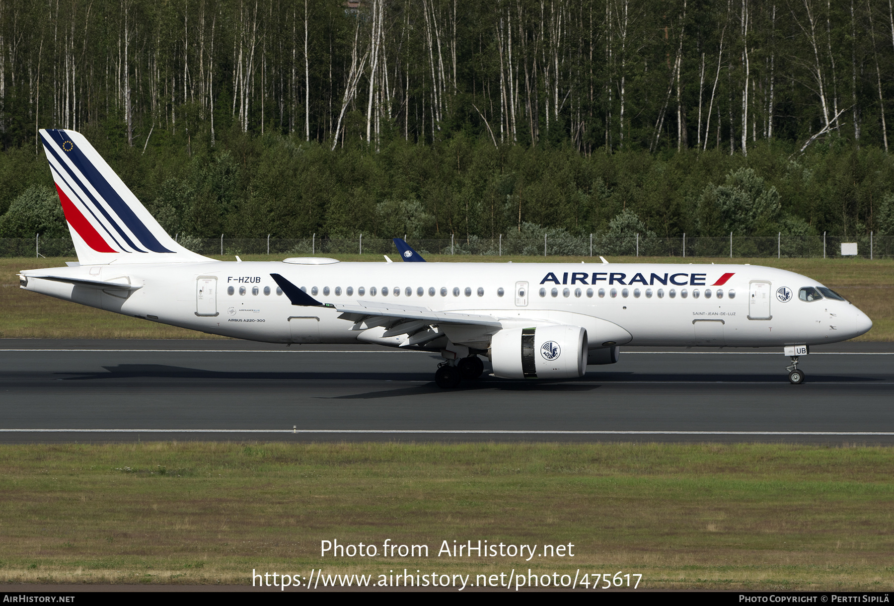 Aircraft Photo of F-HZUB | Airbus A220-371 (BD-500-1A11) | Air France | AirHistory.net #475617