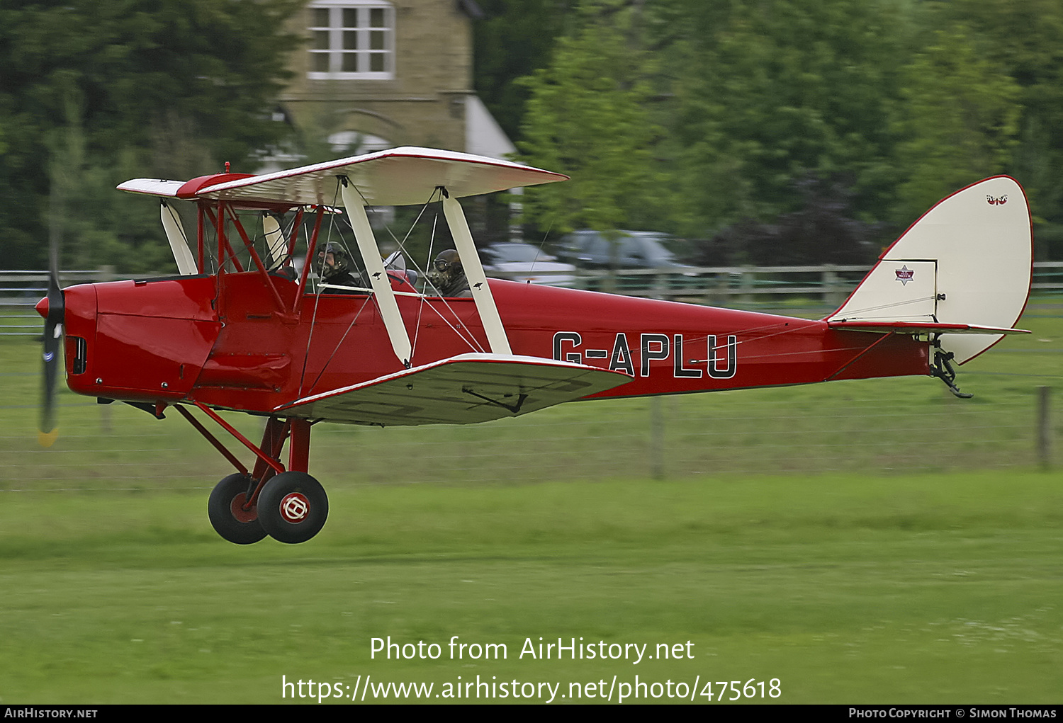 Aircraft Photo of G-APLU | De Havilland D.H. 82A Tiger Moth II | AirHistory.net #475618