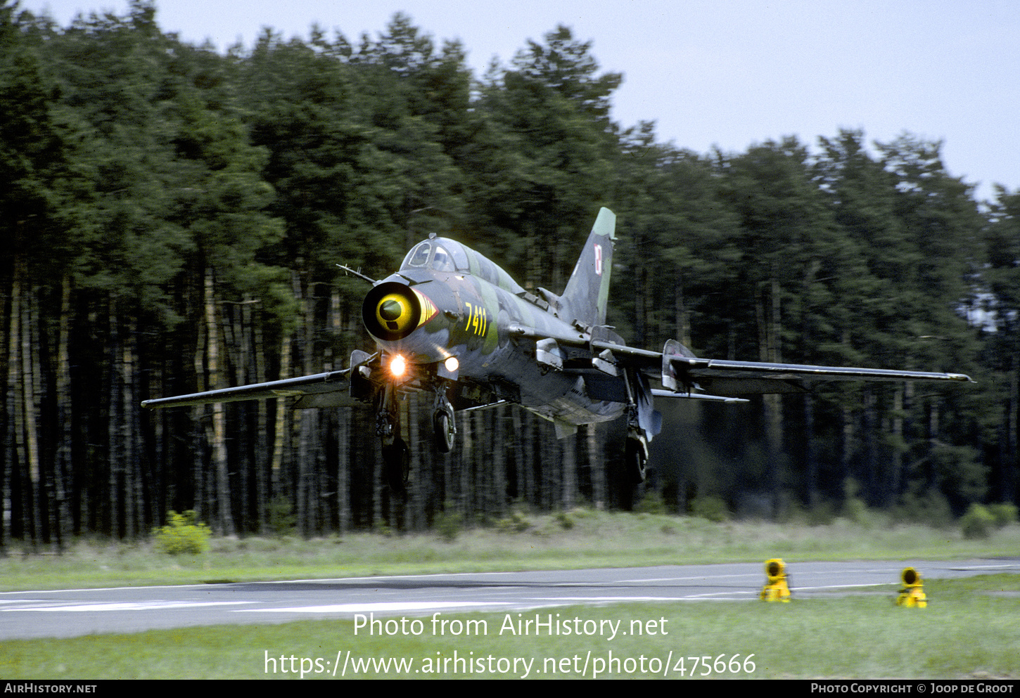 Aircraft Photo of 7411 | Sukhoi Su-22M4 | Poland - Air Force | AirHistory.net #475666