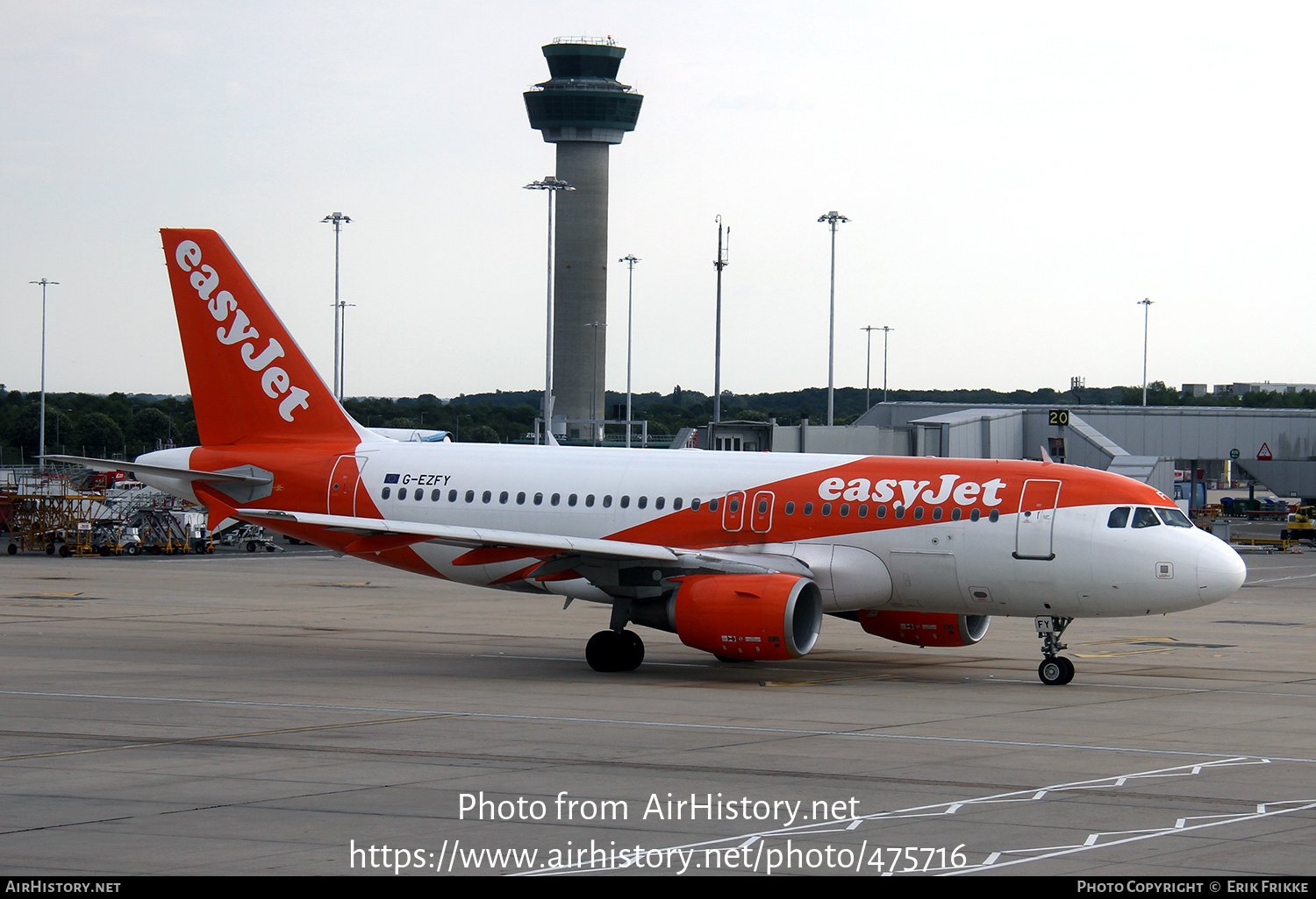 Aircraft Photo of G-EZFY | Airbus A319-111 | EasyJet | AirHistory.net #475716