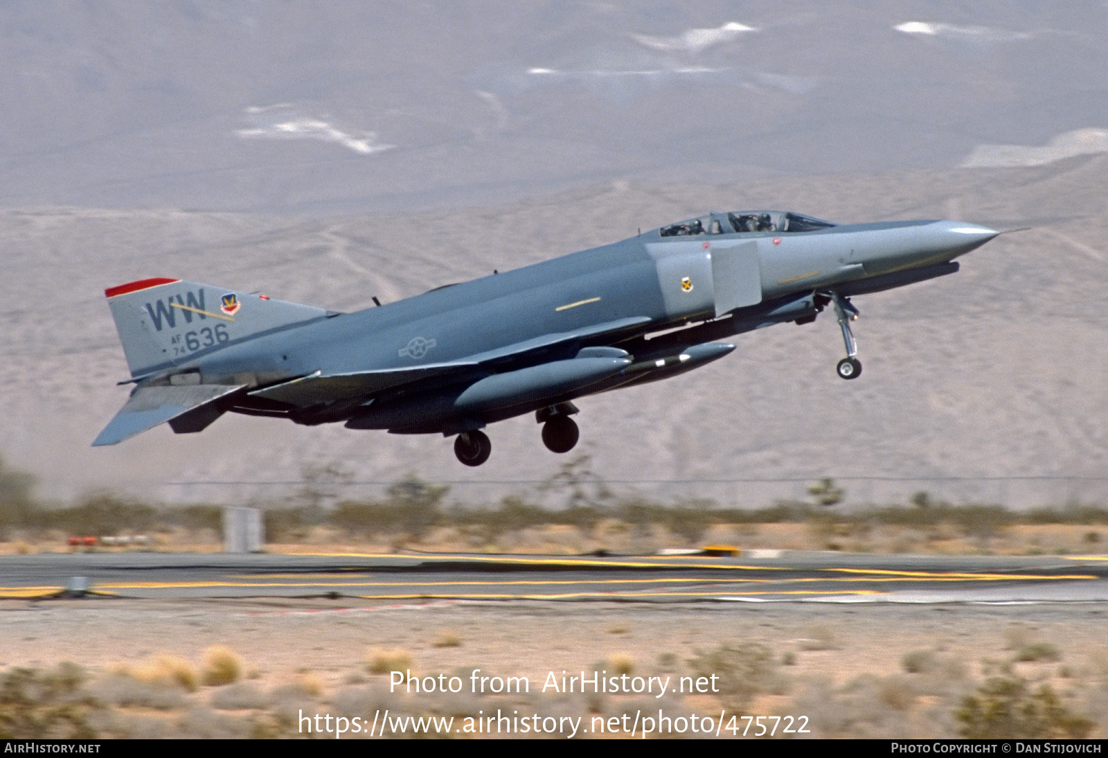 Aircraft Photo of 74-1636 / AF74-636 | McDonnell Douglas F-4E Phantom II | USA - Air Force | AirHistory.net #475722