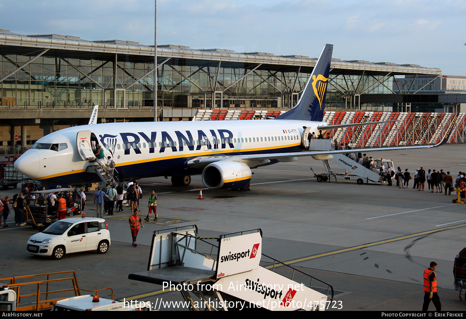 Aircraft Photo of EI-FTY | Boeing 737-800 | Ryanair | AirHistory.net #475723