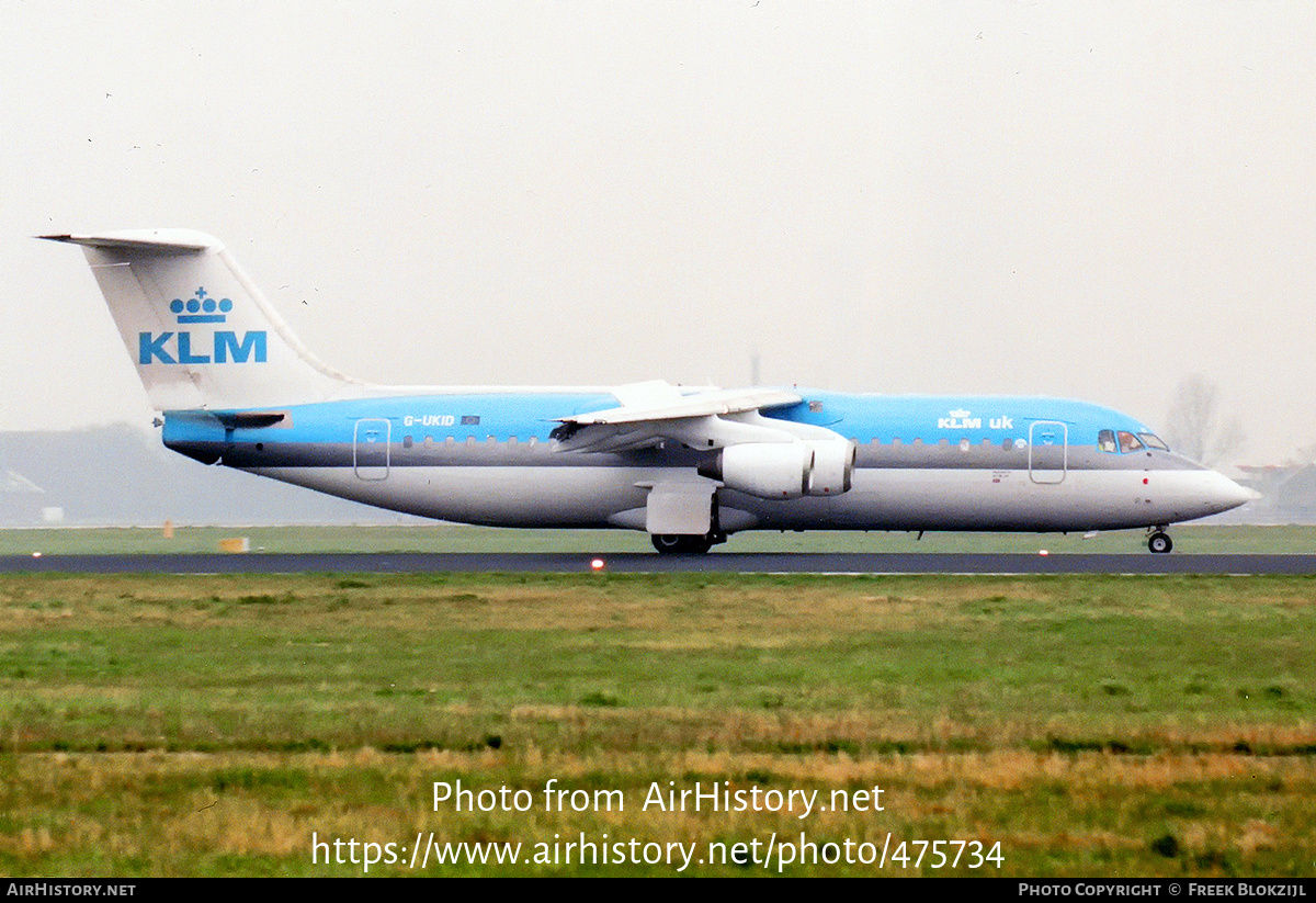 Aircraft Photo of G-UKID | British Aerospace BAe-146-300 | KLM UK | AirHistory.net #475734