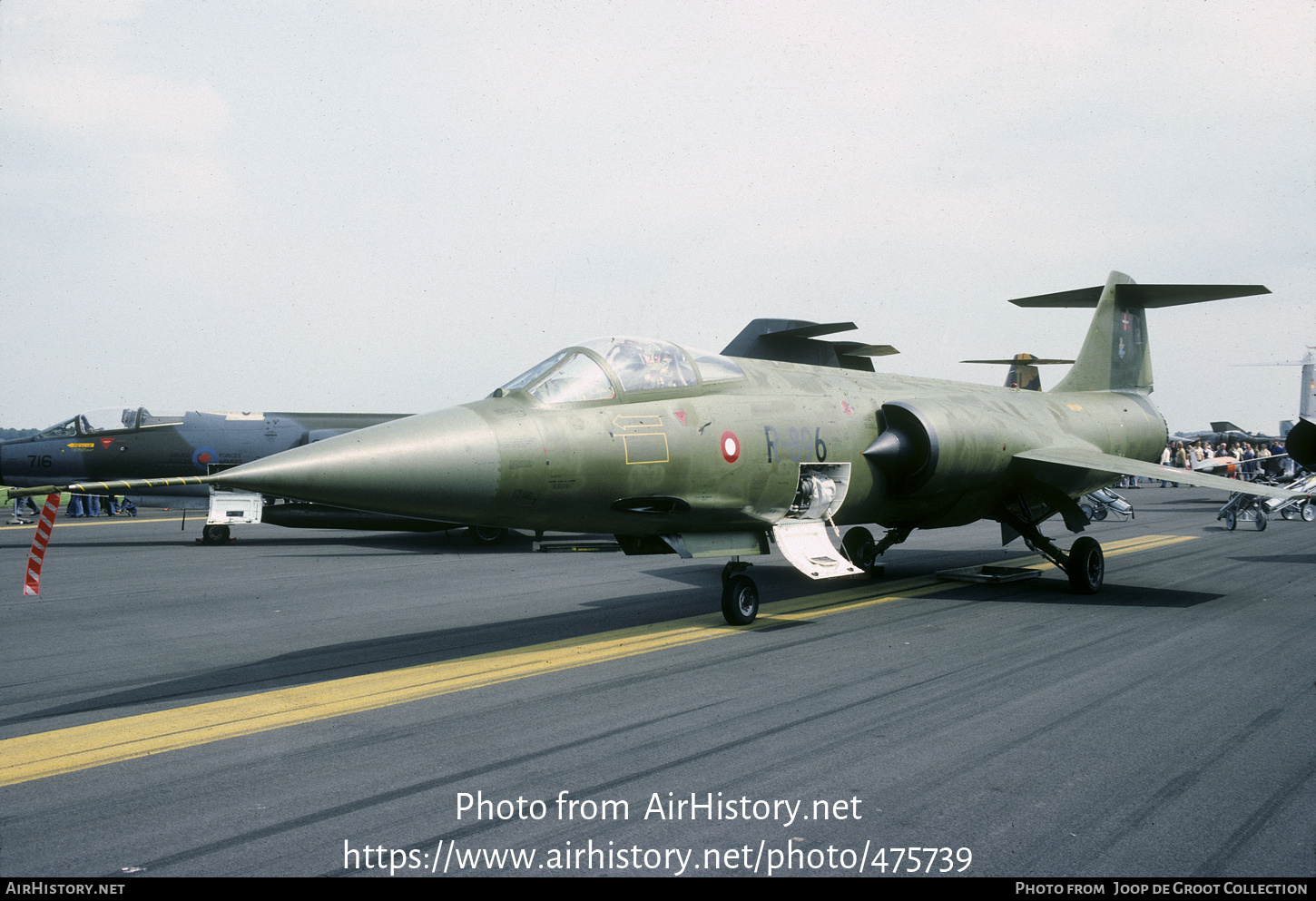 Aircraft Photo of R-896 | Lockheed CF-104 Starfighter | Denmark - Air Force | AirHistory.net #475739