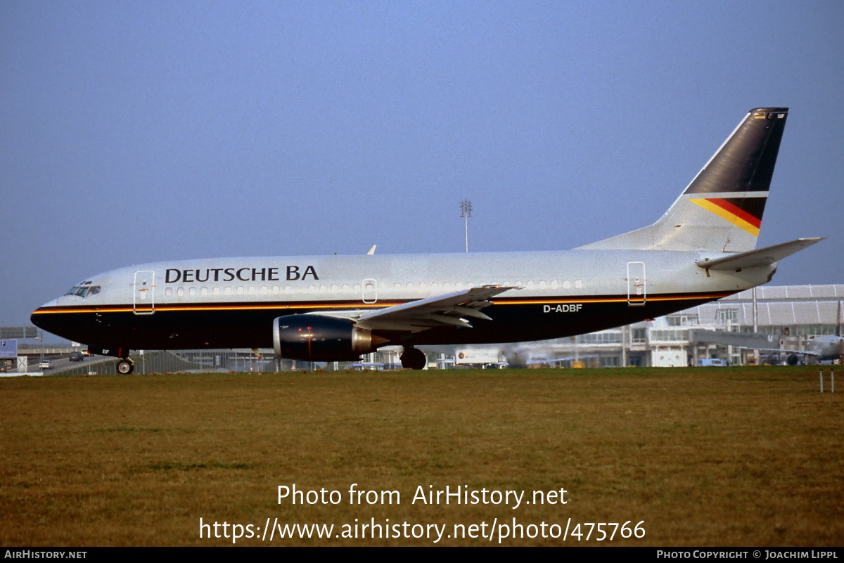 Aircraft Photo of D-ADBF | Boeing 737-3L9 | Deutsche BA | AirHistory.net #475766