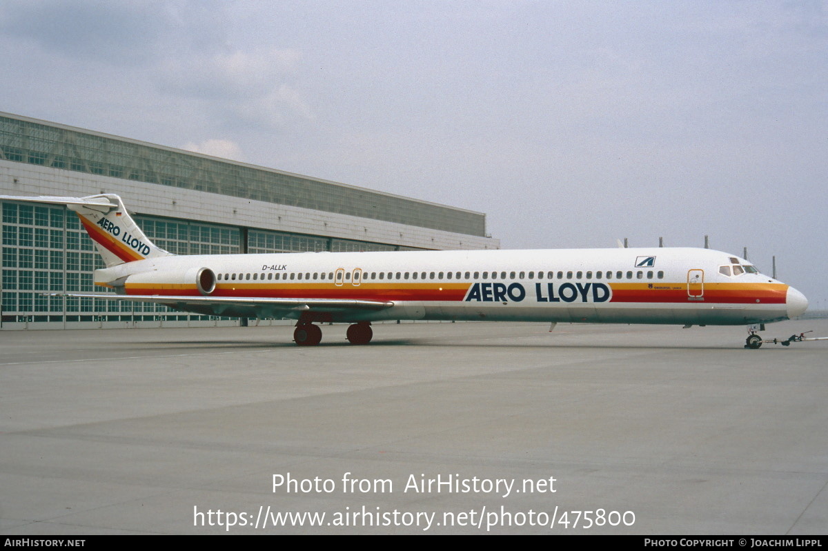 Aircraft Photo of D-ALLK | McDonnell Douglas MD-83 (DC-9-83) | Aero Lloyd | AirHistory.net #475800