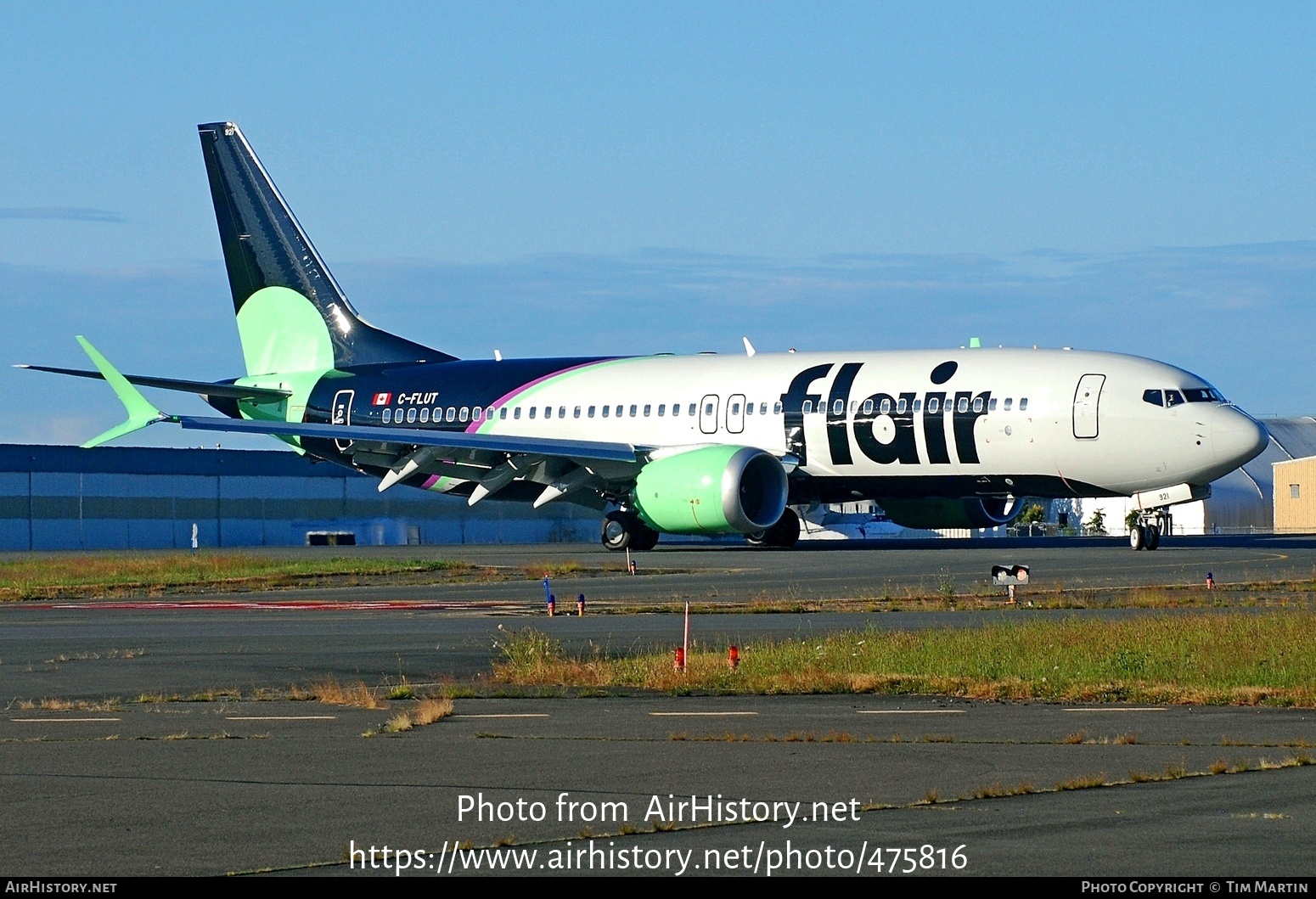 Aircraft Photo of C-FLUT | Boeing 737-8 Max 8 | Flair Airlines | AirHistory.net #475816