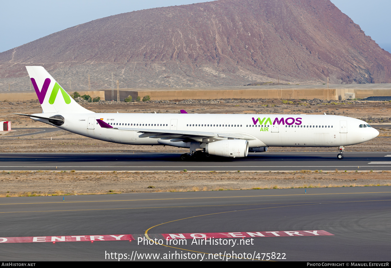 Aircraft Photo of EC-NOG | Airbus A330-343 | Wamos Air | AirHistory.net #475822