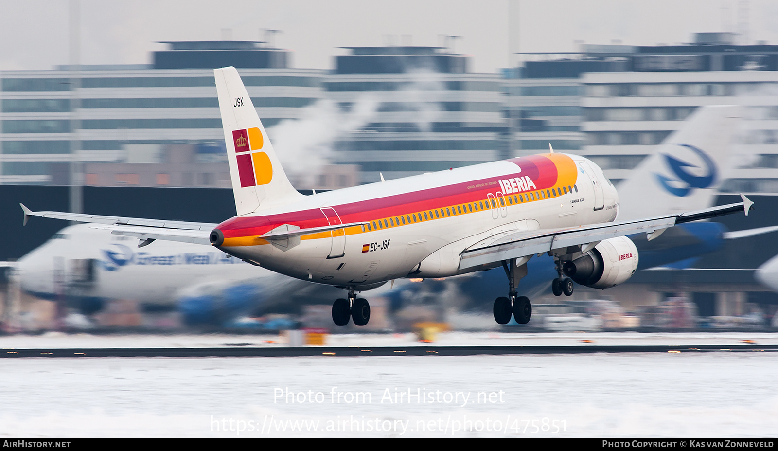 Aircraft Photo of EC-JSK | Airbus A320-214 | Iberia | AirHistory.net #475851