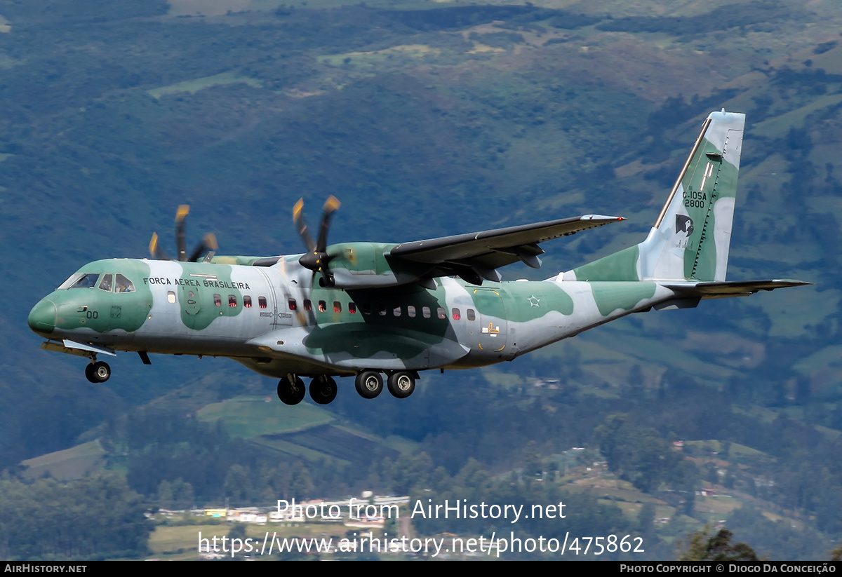 Aircraft Photo of 2800 | CASA C-105A Amazonas | Brazil - Air Force | AirHistory.net #475862