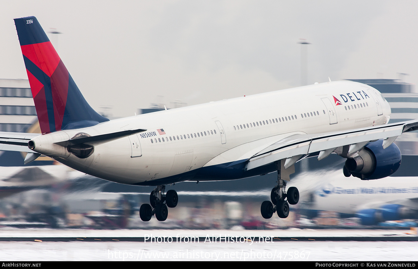 Aircraft Photo of N856NW | Airbus A330-223 | Delta Air Lines | AirHistory.net #475867