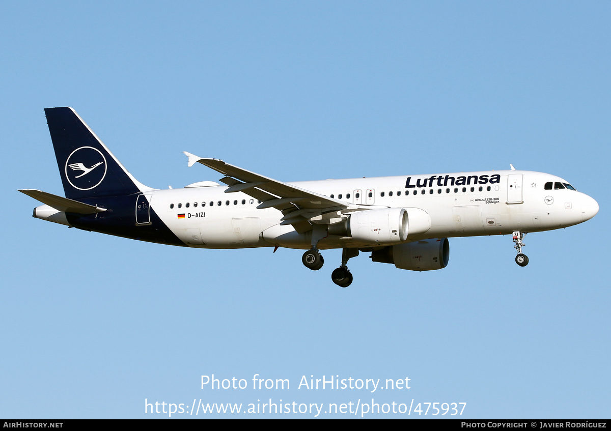 Aircraft Photo of D-AIZI | Airbus A320-214 | Lufthansa | AirHistory.net #475937